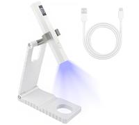 Lampes UV pour ongles en gel, mini lampe UV portable avec support, lampe à ongles rechargeable pour vernis gel, séchoir à ongles rechargeable pour femme, voyage, bricolage