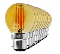 LampesEcoEnergie Lot de 10 Ampoules Led Filament forme G45 4 Watt (éq 42 watts) Culot B22