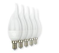 LampesEcoEnergie Lot de 6 Ampoules Led Flamme 5W Super Puissante culot à vis E14