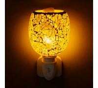 LampeZ D'aromathérapie 3D,10W Lampe De Parfum en Verre Electrique,Brûleur A Mazout Electrique,3D Lampe D'aromathérapie pour Verre 3D,Chambre,Bureau,Maison,Yoga,Cadeaux(8 * 7CM)