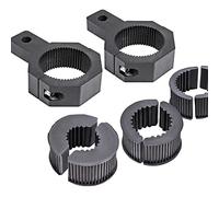 LAMPHUS Kit de fixation pour barre lumineuse tout-terrain ATV UTV [2,5 cm/3,8 cm/4,4 cm/5,1 cm] [barre verticale] [Aluminium] [2 unités] Pare-buffle UTV Barre de serrage Tube de serrage pour VTT UTV