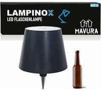 LAMPINOX LED Porte-bouteilles Lampe de table Lampe pour bouteilles Lumière décorative Batterie à intensité variable