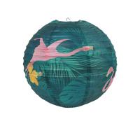 Lampion Boule Papier 30 CM Tropical - Lanterne Japonaise Papier - Lanterne Chinoise en Papier pour Mariage Baby Shower et Autre Célébrations Champetre Boheme ou Romantique