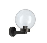 Lampion D'exterieur - Lanterne D'exterieur - Applique avec sphère pour extérieur en PMMA, 200mm, Culot E27, transparent