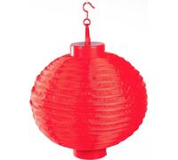 Lampion solaire Ø25cm LED Lanterne papier Abat-jour Lampions Jardin Party, Couleurs:bleu