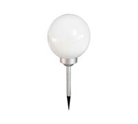 Lampka solarowa plastik+alum. kula 20cm+