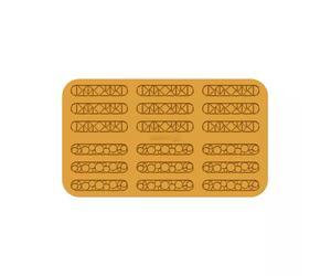 LAMPO Plaque Silicone x 18 Silikomart