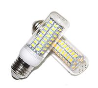 L'ampoule LED peut être atténuée en lumière blanche froide E27 E14 3 W 5 W 7 W 12 W 15 W 18 W 20 W 25 W SMD 5730 Ampoule de maïs 220 V Lustre LED Bougie Spot (couleur : blanc, taille : E27 25 W