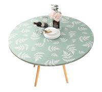 Lamppdcor 48 Pouces Round Adapted Match Leaf Match Scratch Huile Huile Eauté Résistant PVC Couvercle extérieur intérieur pour Table Ronde de 40 à 44 Pouces