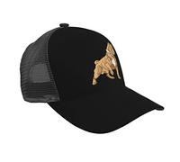 LAMPPE American Bully Casquette de baseball snapback en maille - Chapeau de soleil d'été respirant - Chapeau de camionneur réglable pour homme et femme, #1076, taille unique