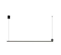 Lamps Minimalist Brass Strip Pendent Lamp Home LED Dimmable Dining Table Ceiling Hanging Light Indoor Kitchen Suspended Fixture Nordic Studio Decor Chandelier