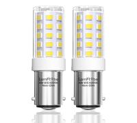 Lamptobe 4W Ampoule Machine a Coudre, Ampoule Baillonette B15 Blanc Froid 6000K, 40W Équivalent, AC 220-240V, Non-Dimmable, Ampoule LED B15 pour Machine à Coudre, Hotte Aspirante, 2 pièces