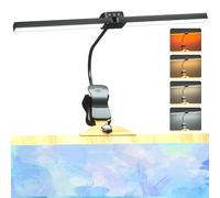Lamptobe Lampe à Pince pour Chevalet Peinture Rechargeable, 64 LED, 4 Températures de Couleur 3 Niveaux de Luminosité, Lampe de Bureau Sans Fil Chevalet pour Artiste Peinture, Dessin, Contrôle Tactile