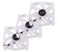 Lamptron Icecloud+ ARGB 120 Triple PWM Lüfter Kit - Transparent, 120mm ARGB PWM Fan Kit, Compatible with Ordinateur, Ordinateur portable