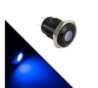 Lamptron Vandalismus-gesicherte Led - Blau, Schwarze Fassung