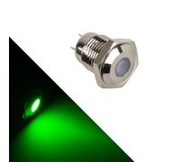 Lamptron Vandalismus-gesicherte Led - Grün, Silberne Fassung