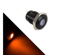 Lamptron Vandalismus-gesicherte Led - Orange, Schwarze Fassung