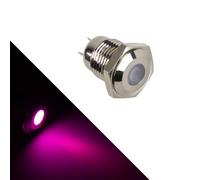 Lamptron Vandalismus-gesicherte Led - Violett, Silberne Fassung