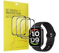 Lamshaw 3 Pièces Film Compatible avec XIAOMI REDMI Watch 6 Active Smart Watch Film de Protection,3D Couverture Complète Protection d'écran, HD Ultra Transparente (3Packs)