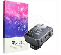 Lamshaw 3 Pièces Protection Écran Compatible avec Godox Verre Trempé,Protecteur D'écran Verre Trempé pour Godox X3Pro C/N/S/F/O, X3 C/N/S/F/O/L Flash (For Godox X3Pro)