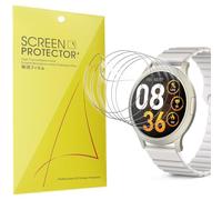 Lamshaw 6 Pièces Film de Protection Souple pour Écran Compatibles avec KSIX Core 3 Go 1.32 Pouces Smart Watch- Haute Clarté, Anti-Rayures et Pose Facile
