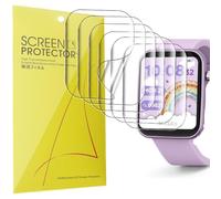 Lamshaw 6 Pièces Film de Protection Souple pour Écran Compatibles avec Tikkers Smart Series 13 Smart Watch- Haute Clarté, Anti-Rayures et Pose Facile (6Packs)
