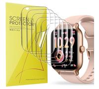 Lamshaw 6 Pièces Protection Écran Compatible avec ICE fit RT 3.0 36mm Smart Watch- sans Bulles Haute Définition Qualité Supérieure Transparent Doux TPU Film Protection (6Packs)