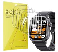 Lamshaw 6 Pièces Protection Écran Compatible avec KOSPET PULSE 1.96'' Pouces Smart Watch- sans Bulles Haute Définition Qualité Supérieure Transparent Doux TPU Film Protection (6 Packs)