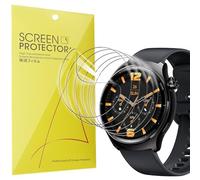 Lamshaw 6 Pièces Protection Écran Compatible avec Mibro Lite3 Pro 1.32''Pouces Smart Watch- sans Bulles Haute Définition Qualité Supérieure Transparent Doux TPU Film Protection (6 Packs)