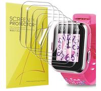 Lamshaw 6 Pièces Protection Écran Compatible avec VTech KidiZoom SmartWatch DX2 Smart Watch- sans Bulles Haute Définition Qualité Supérieure Transparent Doux TPU Film Protection (6Packs)