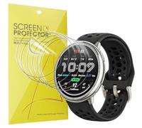 Lamshaw 6 Pièces Protection Écran pour Amazfit Active 2 Smart Watch- sans Bulles Haute Définition Qualité Supérieure Transparent Doux TPU Film Protection (6 packs)