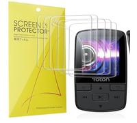 Lamshaw 6 Pièces Protection Écran pour YOTON YM03 1.4" Pouces MP3 Player - sans Bulles Haute Définition Qualité Supérieure Transparent Doux TPU Film Protection (6 Packs) (6 packs)