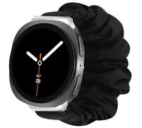 Lamshaw Bracelet chouchou élastique en tissu compatible avec Galaxy Watch 8 de 40 mm, 44 mm, 46 mm classique, Ultra 47 mm LTE (noir, pour Watch 8 de 40 mm, 44 mm, 46 mm classique)