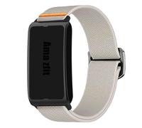 Lamshaw Bracelet Compatible avec amazfit helio strap Smart Watch en nylon élastique léger, respirant et confortable, design réglable s'adaptant parfaitement à votre poignet (Blanc)