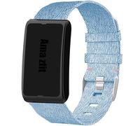 Lamshaw Bracelet Compatible avec amazfit helio strap SmartWatch,Bande en Tissé de Remplacement Réglable Sangle Rechange Accessoires Compatible avec amazfit helio strap (Bleu)