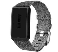 Lamshaw Bracelet Compatible avec amazfit helio strap SmartWatch,Bande en Tissé de Remplacement Réglable Sangle Rechange Accessoires Compatible avec amazfit helio strap (Gris)