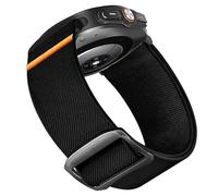 Lamshaw Bracelet Compatible avec Baolubao/Blackview W80 Pro,W20,X5,R30max Watch en nylon élastique léger, respirant et confortable,design réglable s'adaptant parfaitement à votre poignet (Noir)