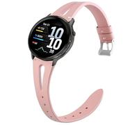 Lamshaw Bracelet Compatible avec Garmin Venu 4 Smartwatch-Élégant & Confortable pour Montre Connectée,Cuir Véritable Bande Compatible avec Garmin Venu 4 41mm, 45mm (Rose, 18mm)