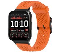 Lamshaw Bracelet Compatible avec Garmin Venu X1 SmartWatch, Nouveau Design Dracelet en Dilicone avec Boucle en métal,Les Montres intelligentes Compatible avec Garmin Venu X1 (Orange)