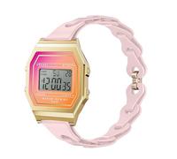 Lamshaw Bracelet Compatible avec ICE digit retro sunset Smart Watch,Bracelet de Remplacement évidé en Silicone élastique de,les montres intelligentes (Rose)