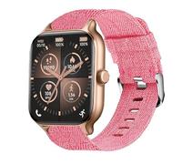 Lamshaw Bracelet Compatible avec ICE fit RT 3.0 36mm/40mm Smart Watch,Bande en Tissé de Remplacement Réglable Sangle Rechange Accessoires (Rose, For 36mm)