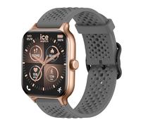 Lamshaw Bracelet Compatible avec ICE fit RT 3.0 36mm/40mm Smart Watch, Nouveau Design Dracelet en Dilicone avec Boucle en métal Compatible avec ICE fit RT 3.0 (Gris, For 36mm)