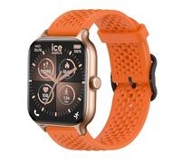 Lamshaw Bracelet Compatible avec ICE fit RT 3.0 36mm/40mm Smart Watch, Nouveau Design Dracelet en Dilicone avec Boucle en métal Compatible avec ICE fit RT 3.0 (Orange, For 40mm)