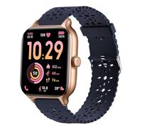 Lamshaw Bracelet Compatible avec ICE fit RT 3.0 36mm/40mm Smart Watch-Ultra-Léger & Respirant, Silicone Sport Bracelet Souple Mince Dentelle Respirant Braceletpour (Bleu, For 36mm)