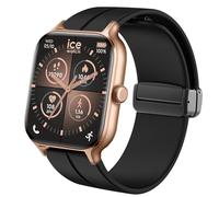 Lamshaw Bracelet Compatible avec ICE fit RT 3.0 36mm/40mm SmartWatch -Sport Silicone Replacment Bracelet avec Magnetic Folding Buckle Compatible avec ICE fit RT 3.0 (Noir, For 40mm)