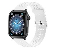 Lamshaw Bracelet Compatible avec ICE smart 3.0 1.78''Pouces Smart Watch-Ultra-Léger & Respirant, Silicone Sport Bracelet Souple Mince Dentelle Respirant Braceletpour (Blanc)