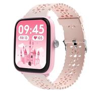 Lamshaw Bracelet Compatible avec Ice Smart Junior 3.0 1,75 Smart Watch, Silicone Sport Bracelet Souple Mince Dentelle Respirant Braceletpour (Rose)
