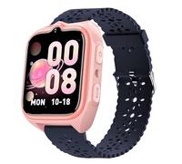Lamshaw Bracelet Compatible avec IOWODO/Baolubao/Blackview Z30 Smart Watch-Ultra-Léger & Respirant, Silicone Sport Bracelet Souple Mince Dentelle Respirant Braceletpour (Bleu)