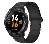 Lamshaw Bracelet Compatible avec Mibro GS Pro2/ Pro/Explorer/Explorer S/ Active2/ Active，Mibro Watch GT/Mibro Lite 3 Pro Smart Watch, Magnétique Silicone Sport Bracelet Magnétique Fort (Noir)