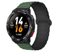Lamshaw Bracelet Compatible avec Mibro GS Pro2/ Pro/Explorer/Explorer S/ Active2/ Active，Mibro Watch GT/Mibro Lite 3 Pro Smart Watch, Magnétique Silicone Sport Bracelet Magnétique Fort (Vert)